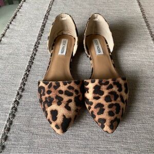 Steve Madden Leopard Print D’Orsay Flats, size 7.5